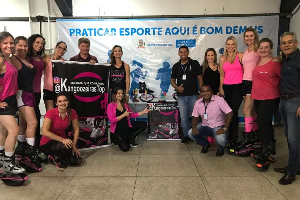 Grupo Kangoozeiras Top visitou a Secretaria de Esporte nesta  terça-feira, 22