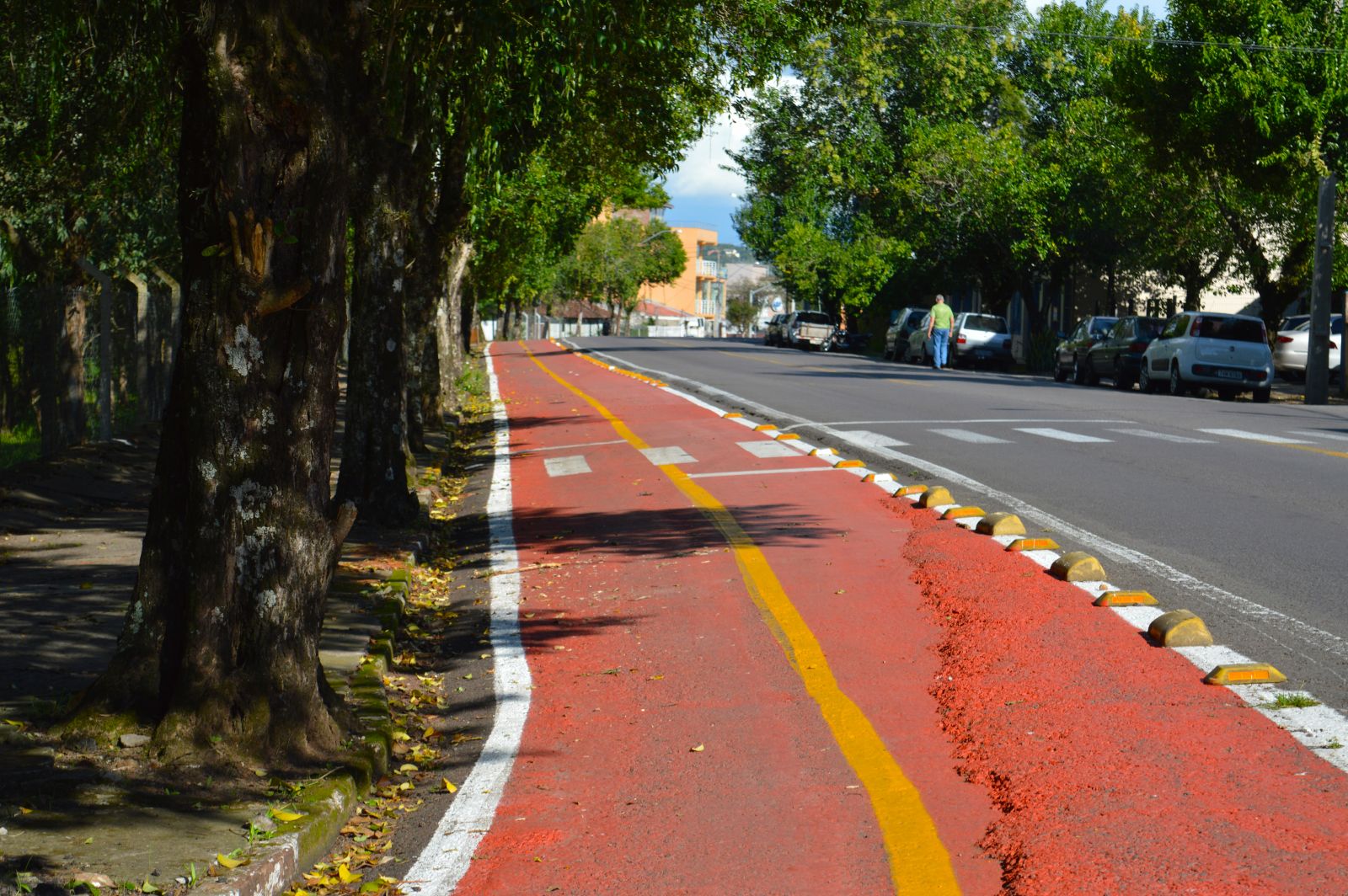 Santa Cruz j‡ tem 20Km de ciclovias, o que beneficia o meio ambiente, diminui o fluxo de ve’culos e facilita o tr‰nsito