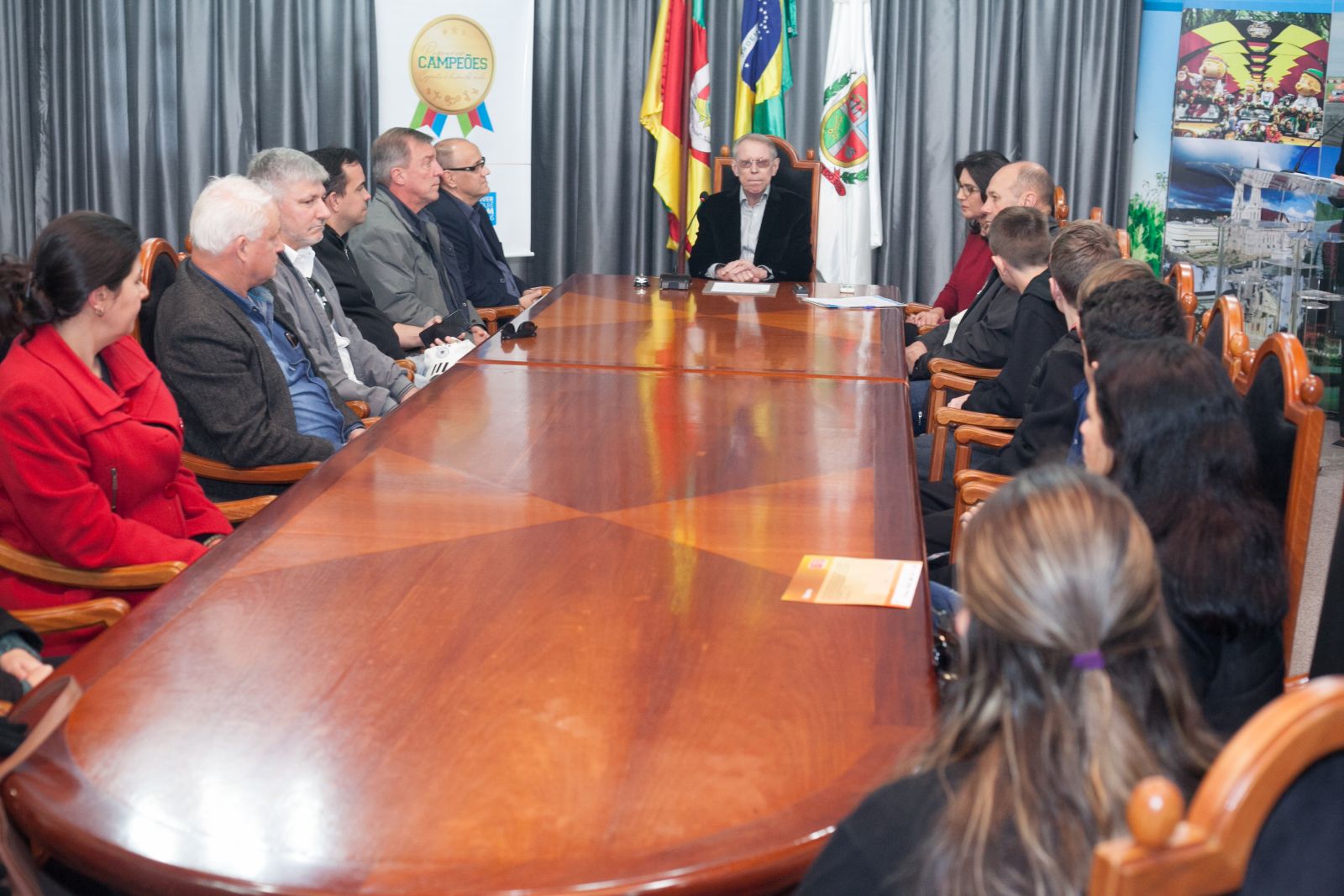 O lançamento do projeto Pequenos Campeões foi realizado na última quarta-feira no Palacinho 