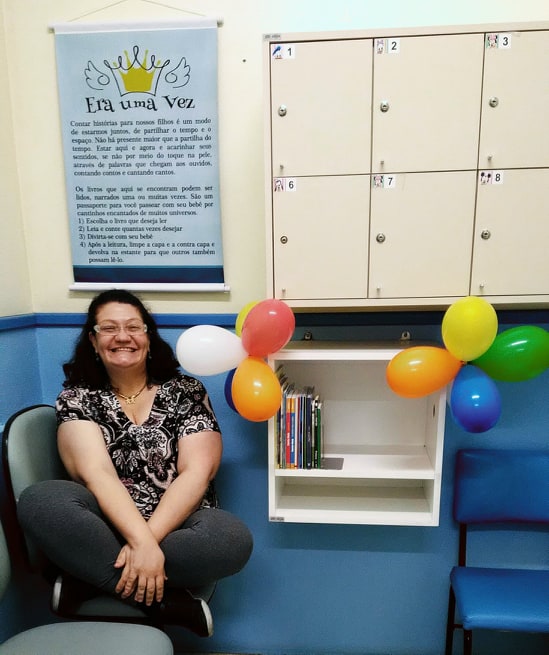 O objetivo de criar a biblioteca é conectar pais e bebês de uma forma mais leve, ajudando a superar a dureza das horas dentro de uma UTI