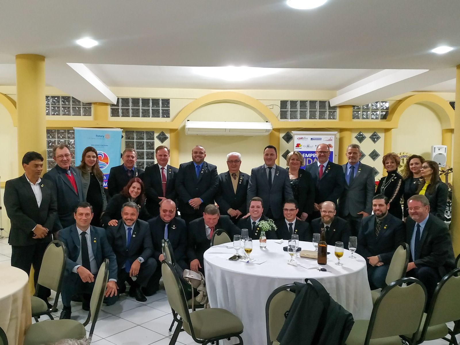 Novos membros da gestão 2019/2020 receberam seus cargos e pins