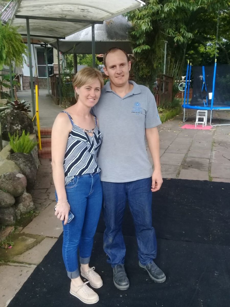 A Glaucia Weber levou dois almoços e a pizza da Cozinha Saborosa