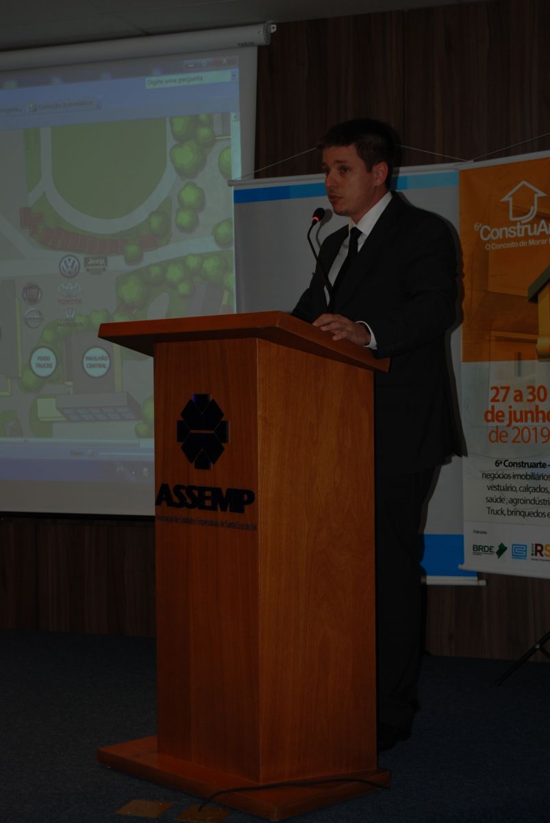 Vice-presidente de Eventos da Assemp, Gabriel Haas de Borba