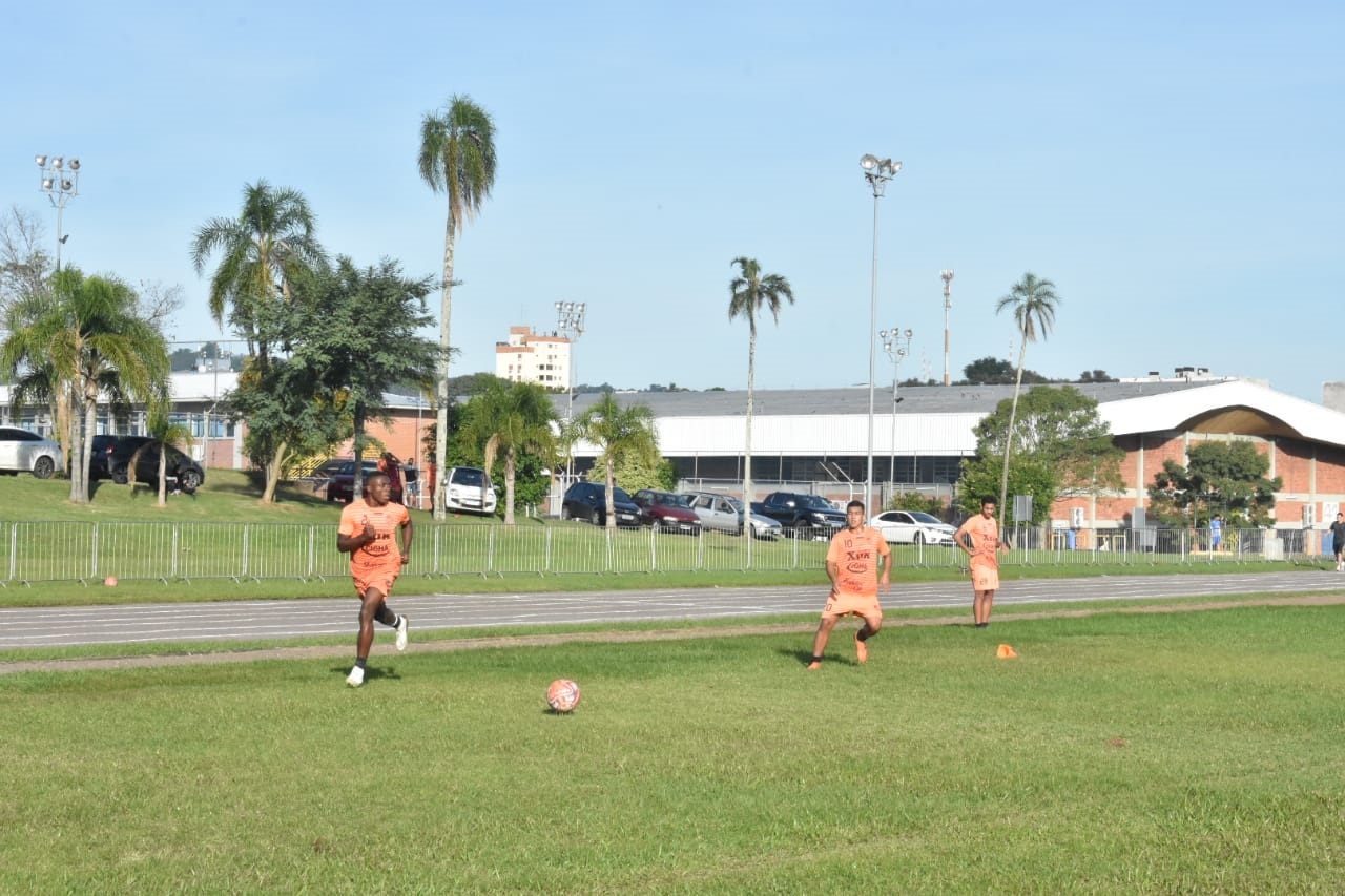 Galo treinou na Unisc nesta quinta-feira