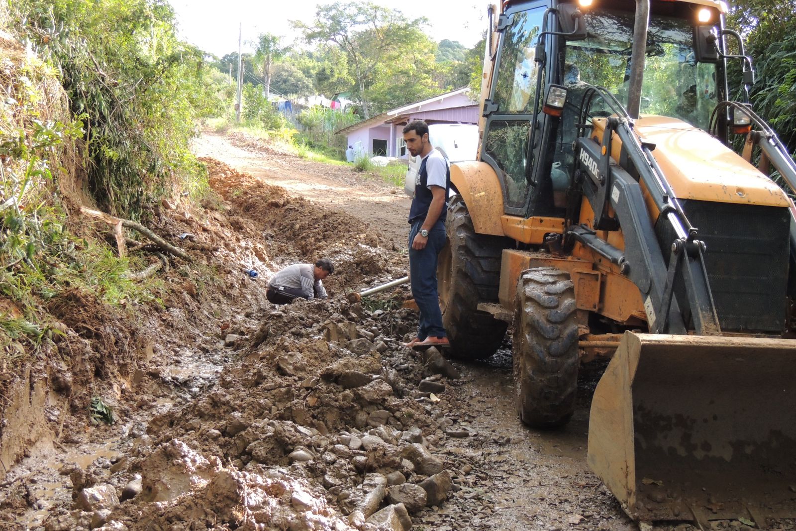 Prefeito André está acompanhando de perto os trabalhos da Secretaria de Obras