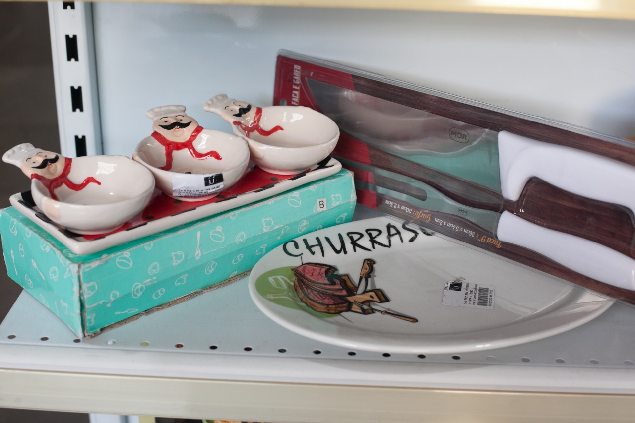 Kit para churrasco com preos variados 