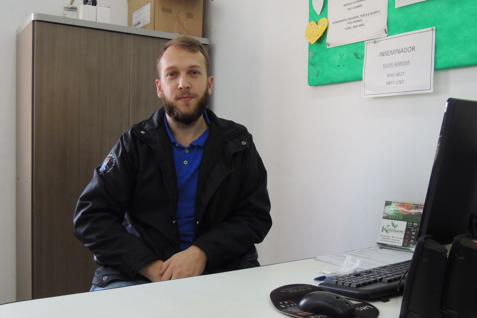 Igor Gabriel Zappe é o novo veterinário da prefeitura de Novo Cabrais 