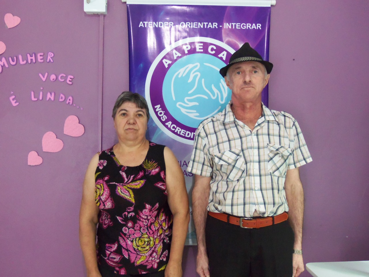 Renato Posselt vem com sua esposa Cena Posselt de Venâncio Aires para tratamento no município. O casal ficará hospedado na Casa de Apoio durante seis semanas