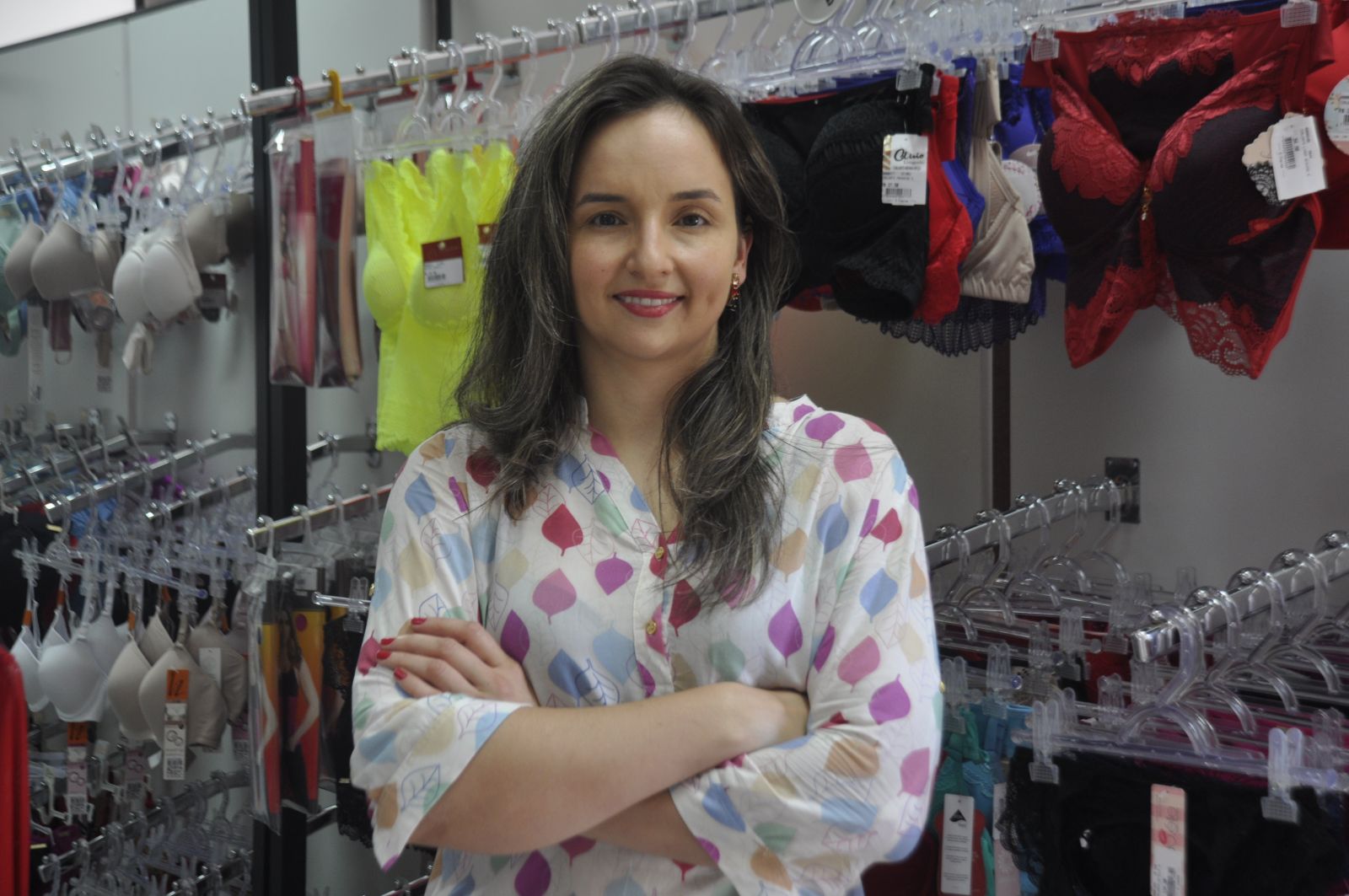 Daiane Severo est‡ sempre atenta ˆs novidades do mercado