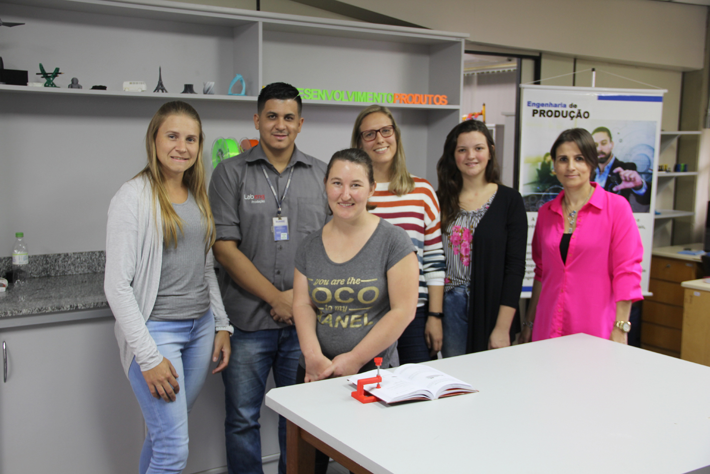 Daiana Rehbein, Cássio de Oliveira, Gabriela Nunes, Ana Zappe, Maríndia Moura e Raquel Fialho