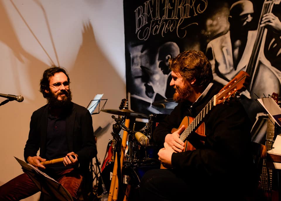 O Duo Vento Madeira abriu as apresentações da Noite Instrumental