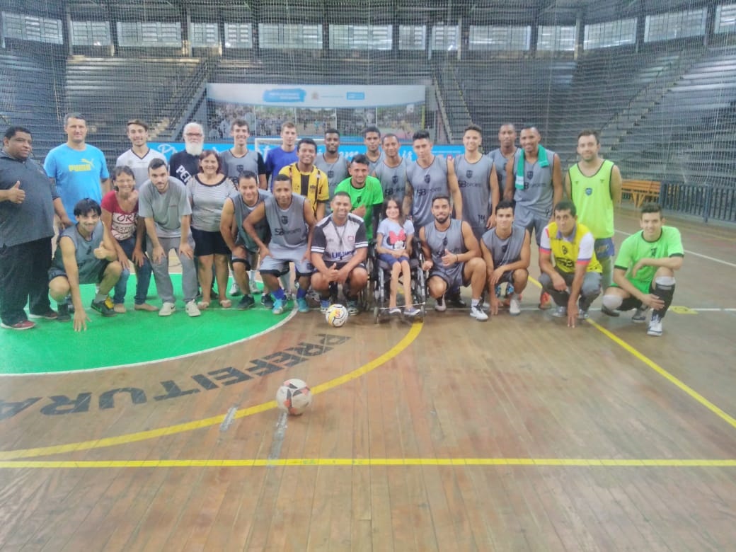 Tricolor, em benefício à menina Joice, enfrenta adversário forte em seu primeiro teste na temporada