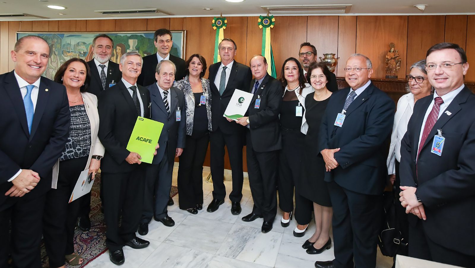 Lideranças encontraram o presidente