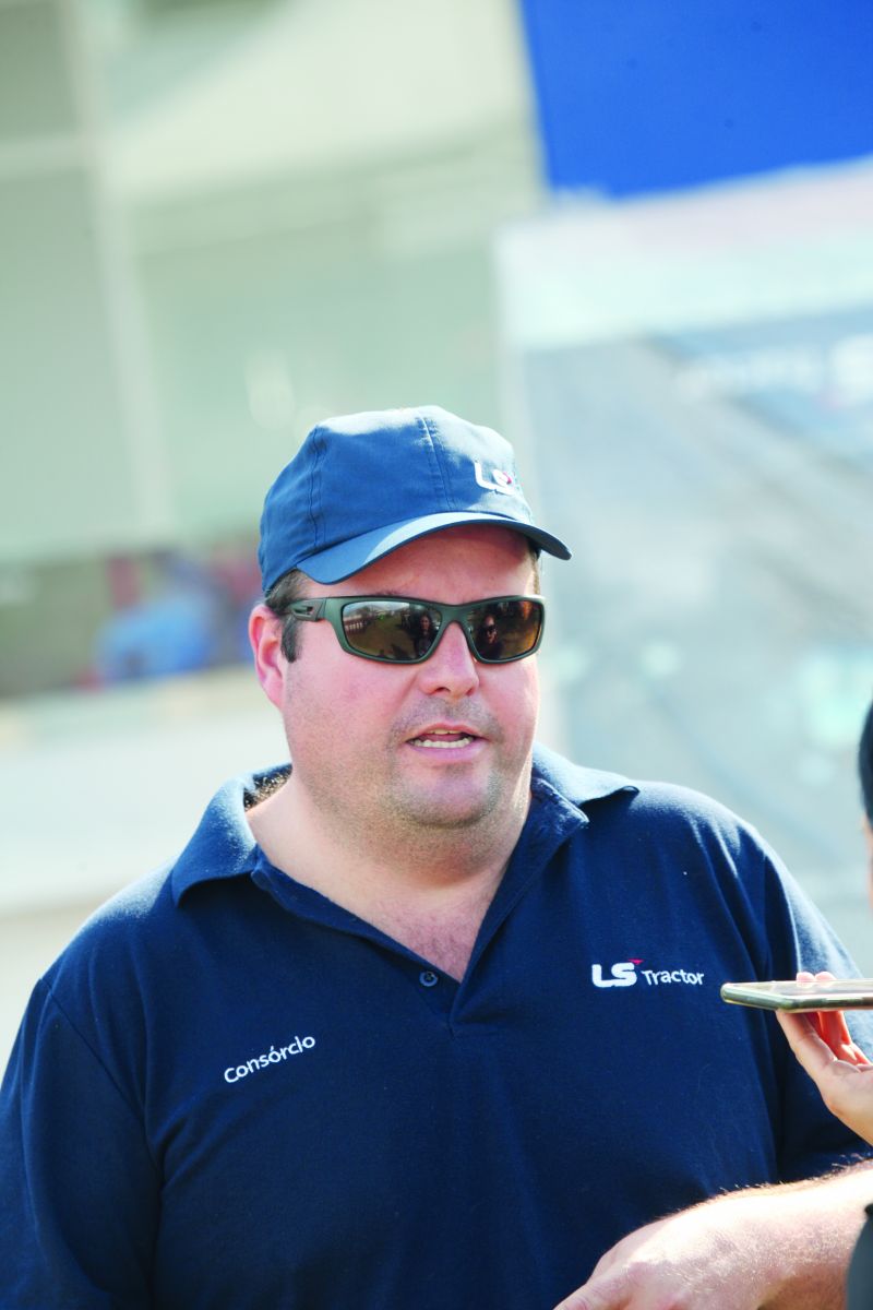 Coordenador regional de vendas Fernando Rosa há seis anos participa da Expoagro