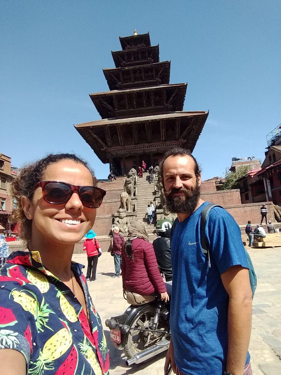Em seu último destino antes de retornar ao Brasil, no Nepal