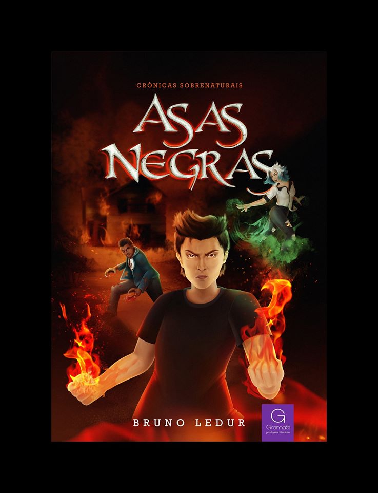 Entre os eventos de sábado está o lançamento da segunda edição do livro Asas Negras - Série Crônicas Sobrenaturais