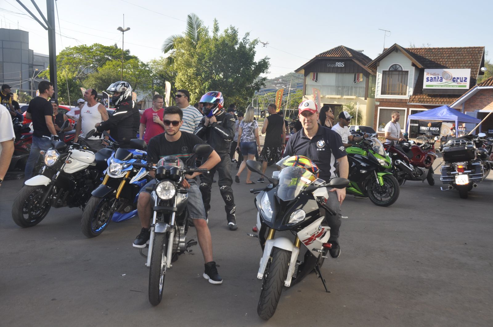 Motociclistas lotaram o parque da Oktoberfest neste fim de semana