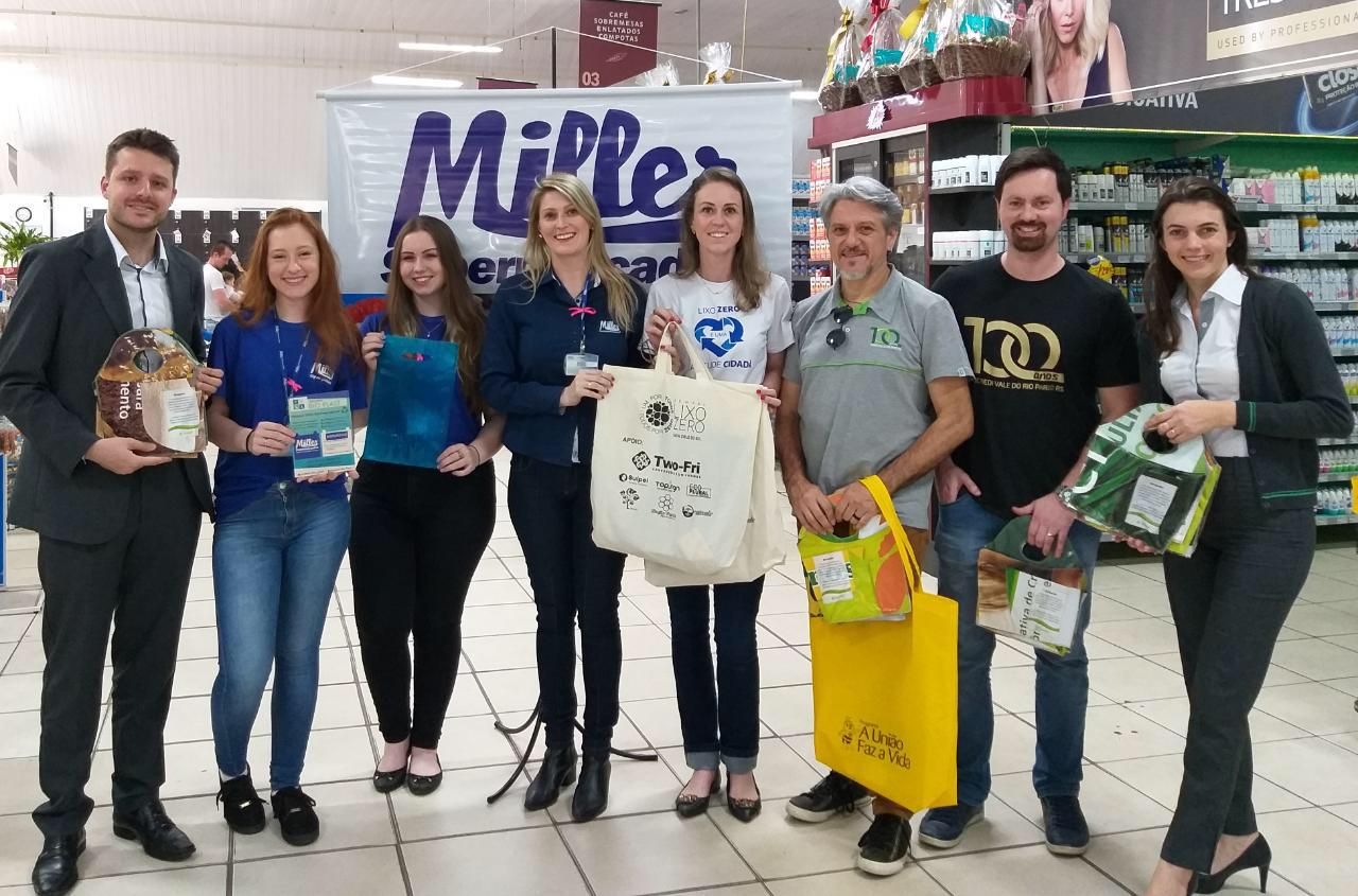 Dia D foi realizado no supermercado Miller em parceria com o Senac e a Sicredi 