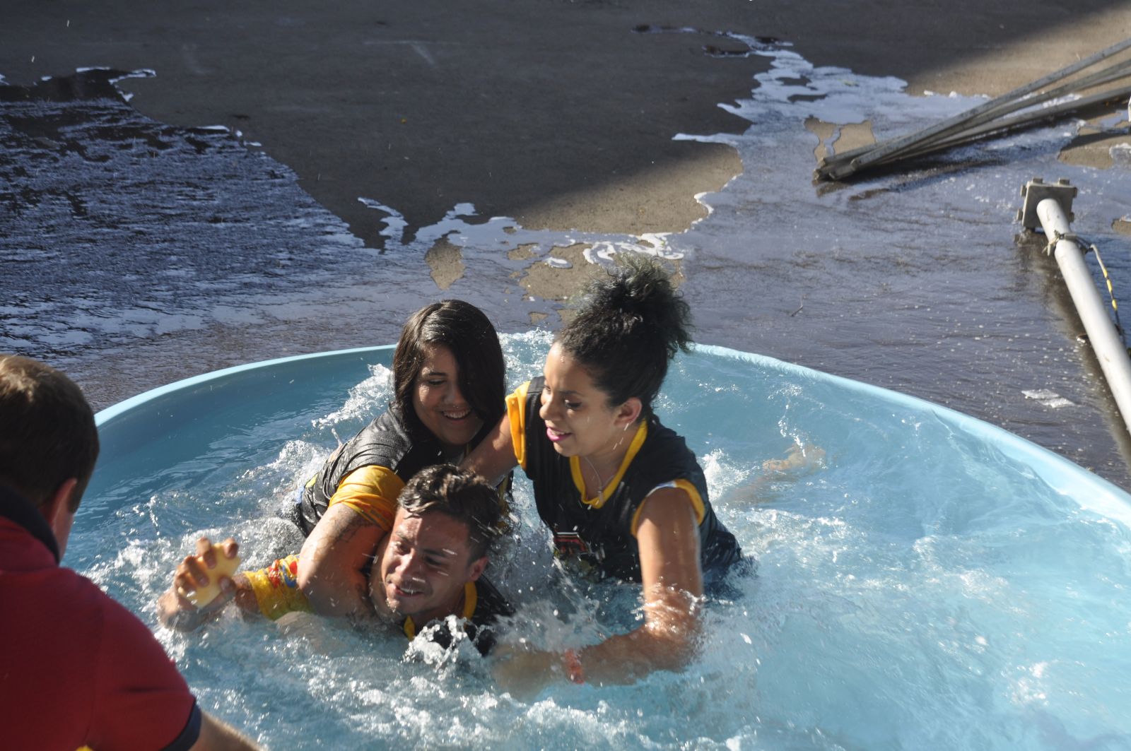Banheira do Fritz chamou a atenção do público e rendeu boas gargalhadas