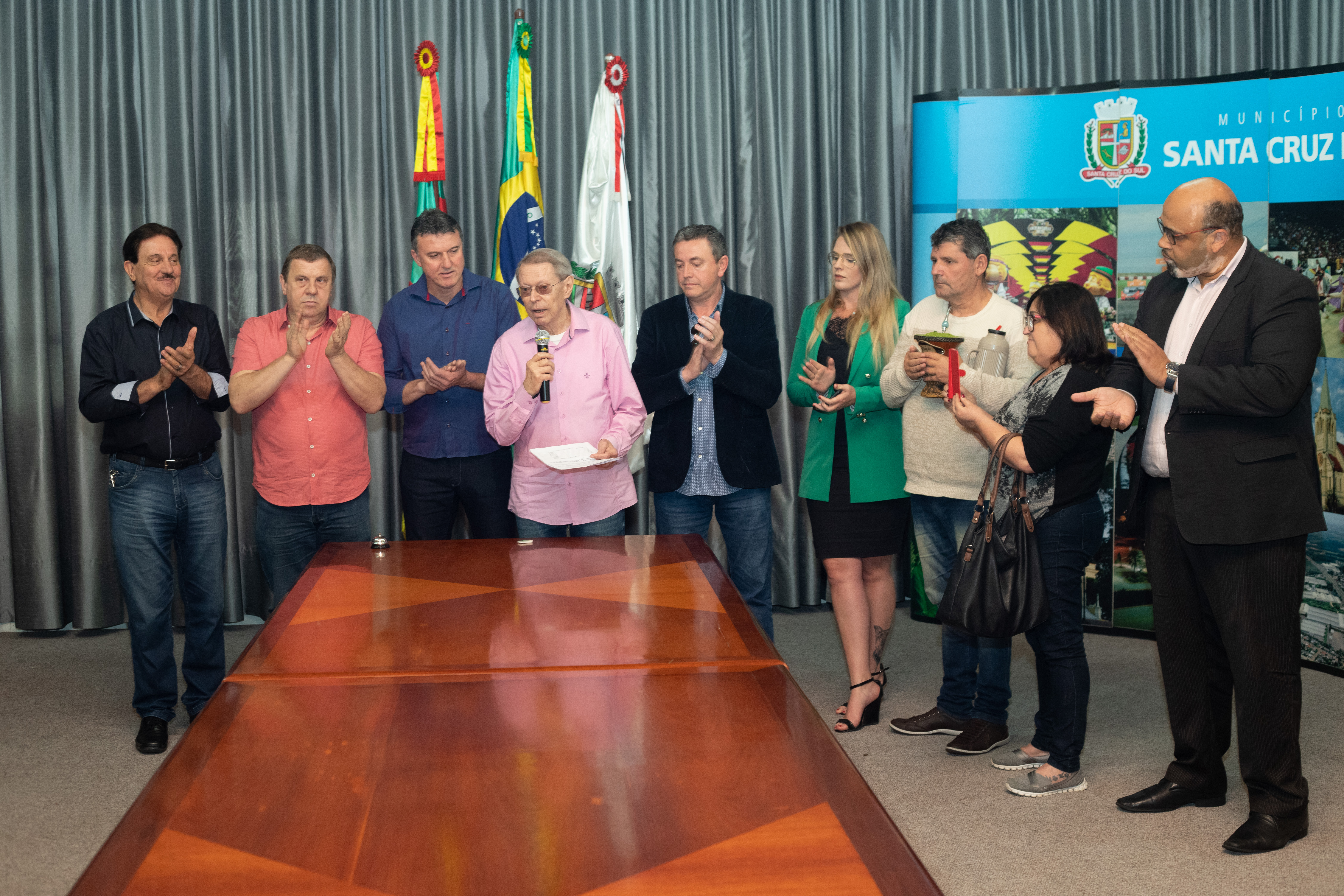 Anúncio foi feito na última sexta-feira no Palacinho 