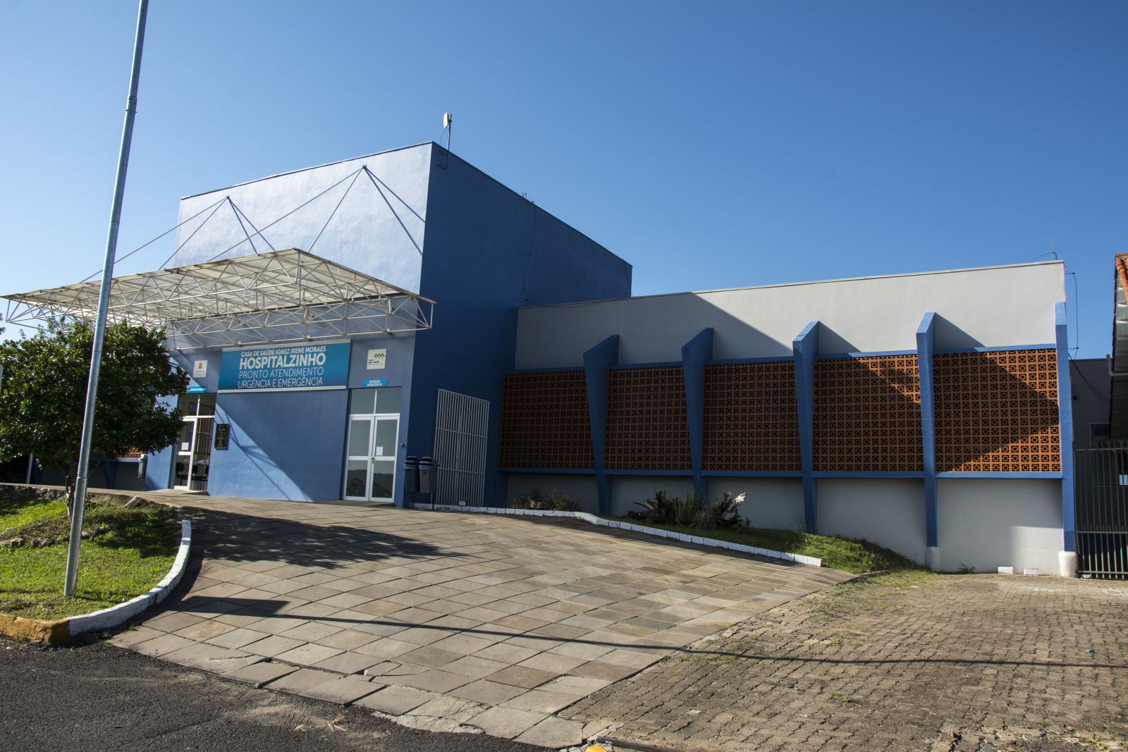 Casa de Saœde Ignez Irene Moraes (Hospitalzinho), que funciona no bairro Santa Vit—ria