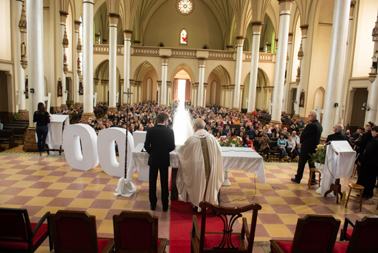 Celebra‹o ecumnica reuniu cerca de mil pessoas na manh‹ deste s‡bado, 14, na Igreja S‹o Sebasti‹o M‡rtir, em Ven‰ncio Aires