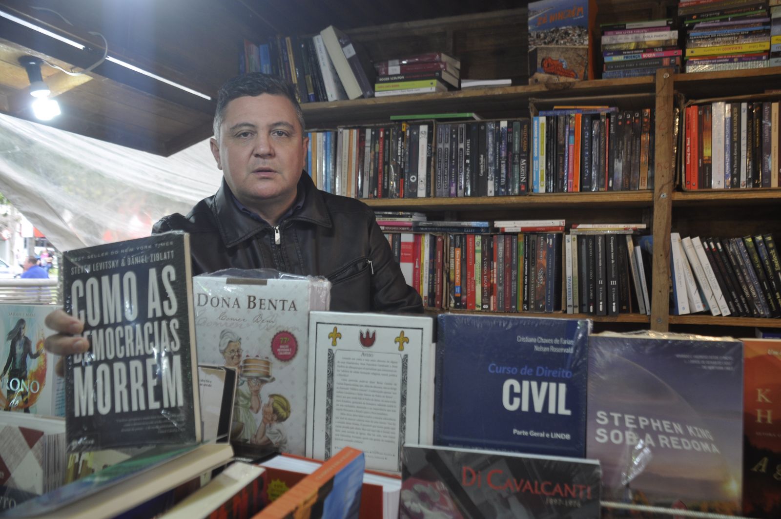 Volmir Dias, de Novo Hamburgo participa há pelo menos dez anos do evento