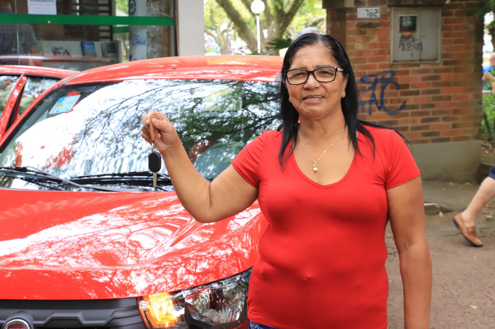 Gladir Fatima de Oliveira: 'estou me sentido maravilhada, eu nunca tinha ganhado um prêmio deste tamanho'