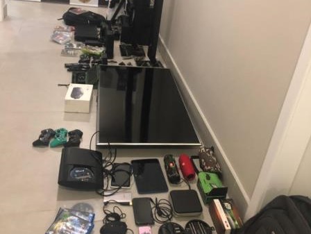 Objetos furtados foram apreendidos em cumprimento de mandado de busca e apreensão no último sábado, 25, em Santa Cruz do Sul