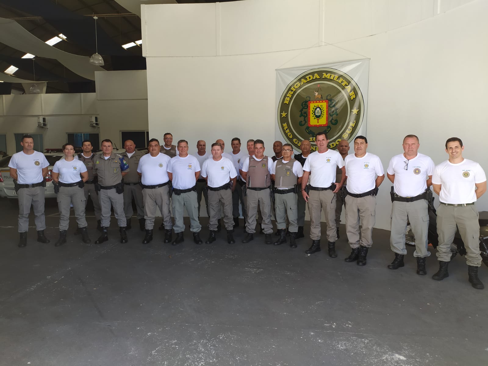 Soldados da Brigada Militar realizam as Patrulhas Escolares Comunitárias