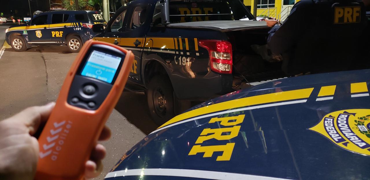 Polícia Rodoviária Federal intensificou a fiscalização para combater casos de embriaguez nas rodovias federais