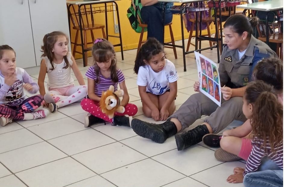 Através do Proerd, Brigada Militar trabalha a prevenção da criminalidade em crianças e jovens.