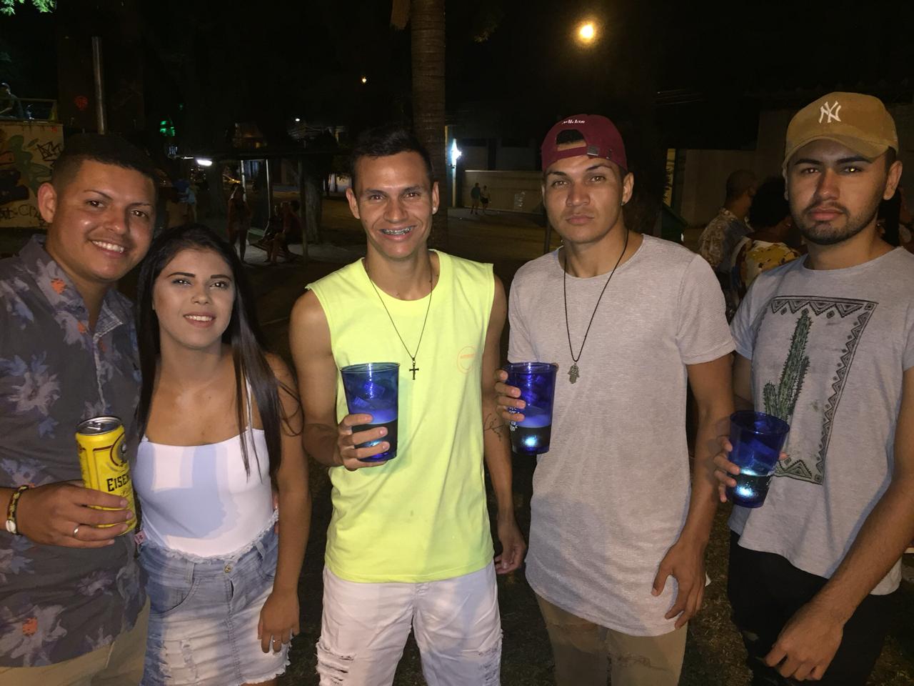 Patrik Nunes, Larissa Borges, Willian Nunes, Charles Nunes e Miguel Santos participaram pela primeira vez da Descida da Júlio