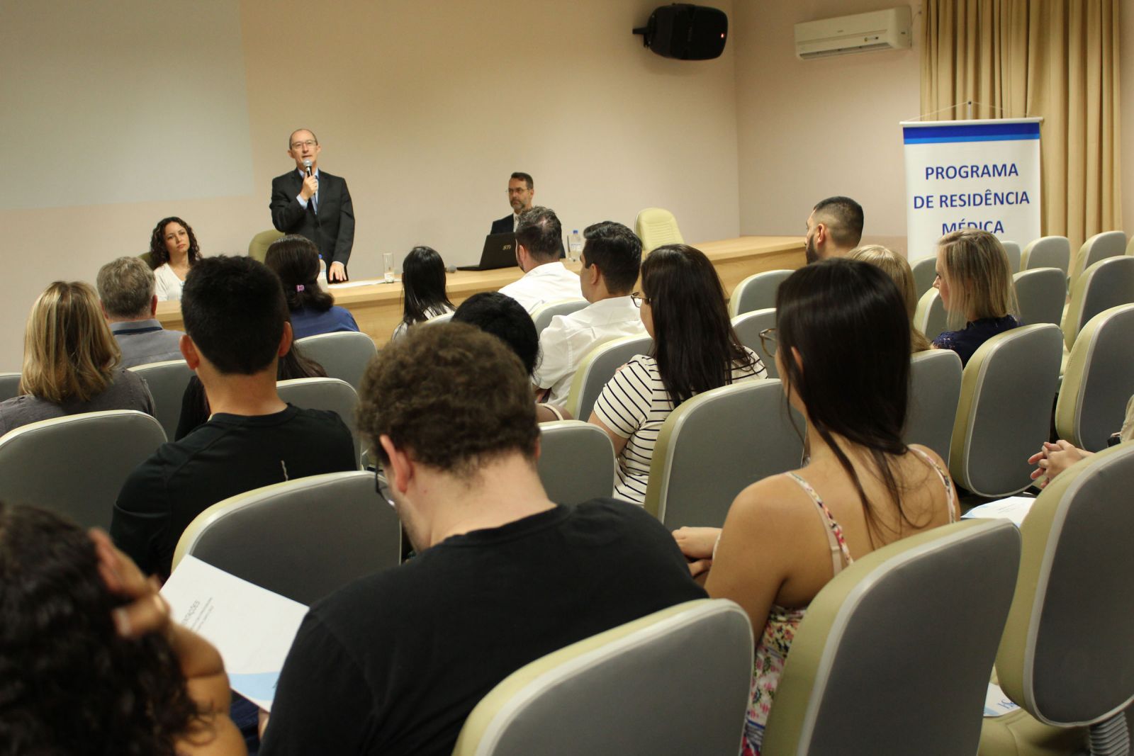 A abertura contou com a fala do diretor geral da Instituição, Vilmar Thomé