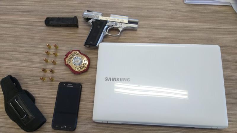 Objetos foram apreendidos durante ação da Operação Marias em Santa Cruz