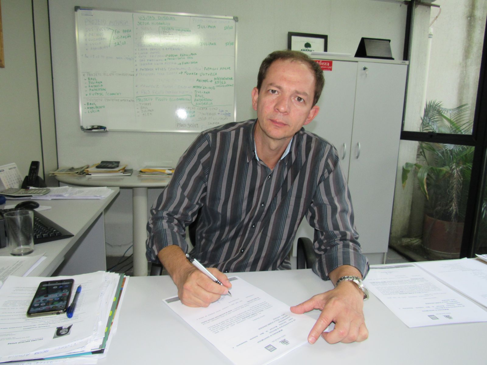 Secretário Raul Fristch pede que população faça uso consciente da água