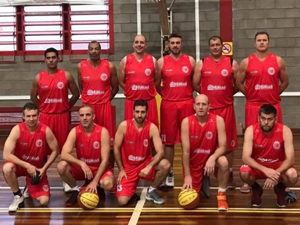 Time do Mauá Master: (em pé) Athos, Luizão, Cruxen, Stulp, Gordo e Rogério; (agachados) Jardim, Denizar, Diego, Ivo e Alemão; fazem parte também Beto, Paulinho, Dudu, Marlon, Jefi e Eleno