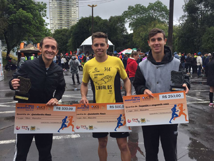 Filipe Matter, Alisson Garcia e Daniel Zimpel: grandes resultados em Caxias do Sul