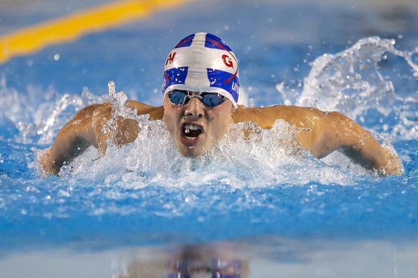 A maior paixão do paratleta é a natação