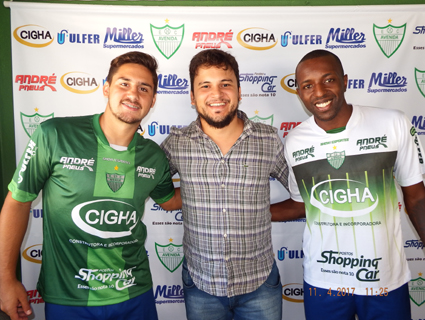 Paulinho, Ramon Pedreira e Felipe Tchelé