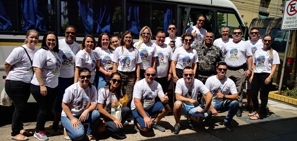 23 policiais instrutores dos batalhões 2°BPM, 23°BPM e 35°BPM do Comando Regional de Polícia Ostensiva do Vale do Rio Pardo (CRPO/VRP) participaram do seminário estadual do Proerd em Lajeado