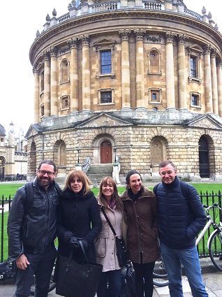 Da esq. para Dir.: Cristiano Benites Oliveira, Cristina Manera Dorneles, Analídia Rodolpho Petry, Leticia Diesel e Flávio Lucas Goettert