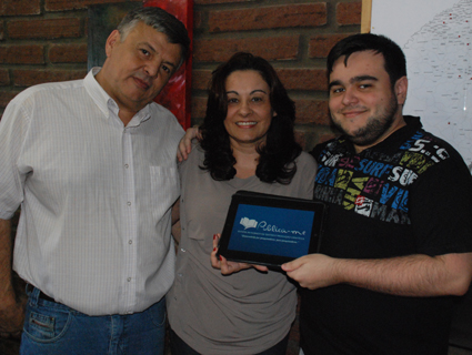 Jorge Almeida, Giovana Goretti e Bruno Almeida são os responsáveis pelo projeto e administradores da plataforma