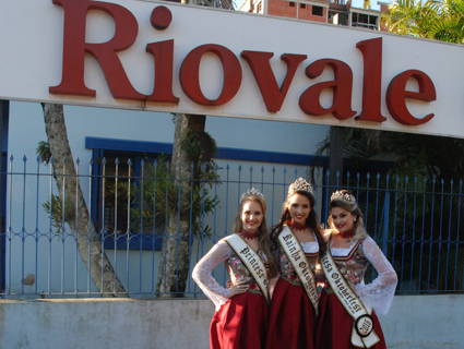 Ana Carolina, Cíntia e Aísha cumpriram as primeiras agendas oficiais nessa terça-feira