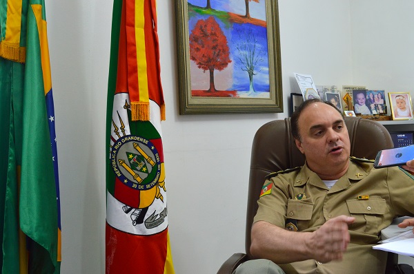 Para o tenente-coronel Valmir José dos Reis a segurança no Vale do Rio Pardo ficou no verde