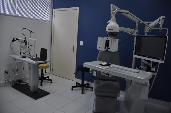 Sala de Teleoftalmo na UBS Cohab Renascença contará com três câmeras e equipamentos de diagnóstico oftalmológico 