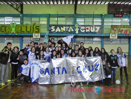 Grande vencedora foi a equipe Santa Cruz, que conquistou o título com 1.312,50 pontos