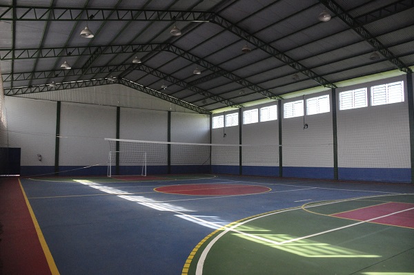 Ginásio recebeu cuidados por dentro e por fora