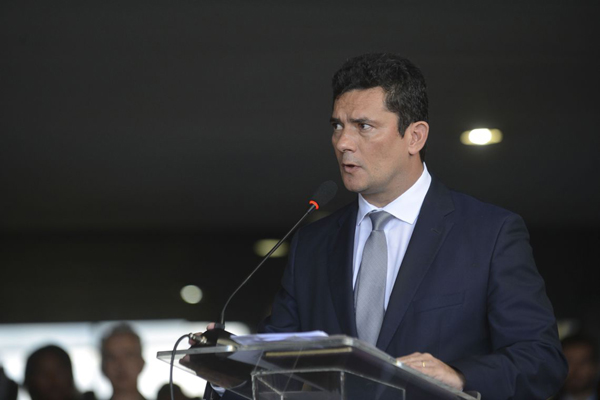 O ministro da Justia e Segurana Pœblica, Sergio Moro
