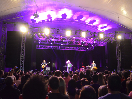 Humberto Gessinger cantou para os santa-cruzenses no sábado